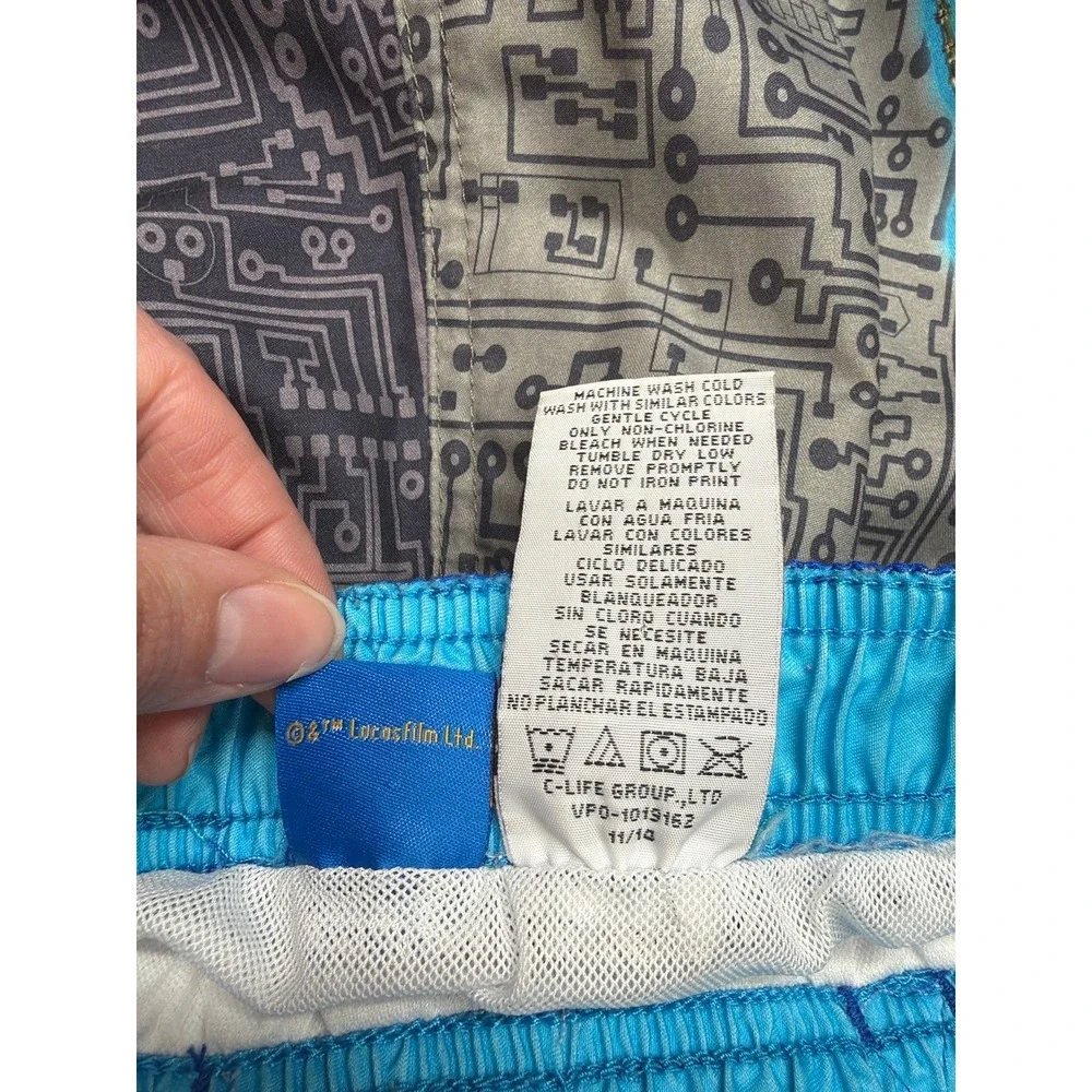 Star Wars Boys Swim Trunks Darth Vader‎ R2-D2 C-3PO Stormtrooper Size L